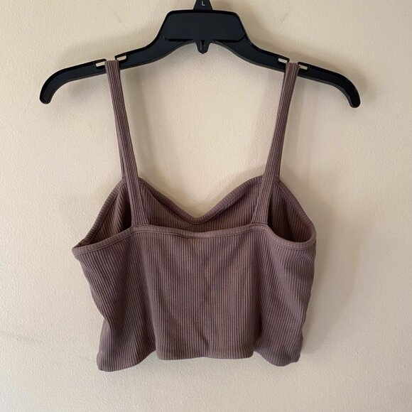 Ribbed Cropped Tank Top - Picture 2 of 2